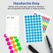 Avery Preprinted Removable Pricing Labels, 3/4 Inch Round Labels, Assorted Neon Colors, Non-Printable, 6 Packs, 2,100 Pricing Stickers Total (21918)